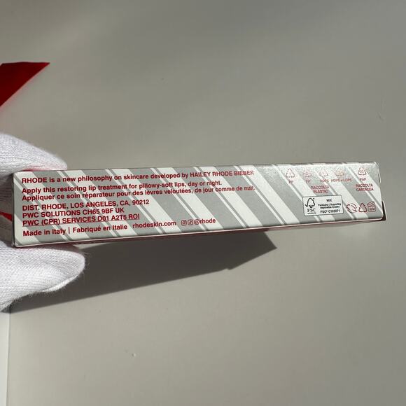 Rhode Peptide Lip Treatment Peppermint Glaze w/ Glazing Milk Holiday Gift Set BN - Picture 14 of 16
